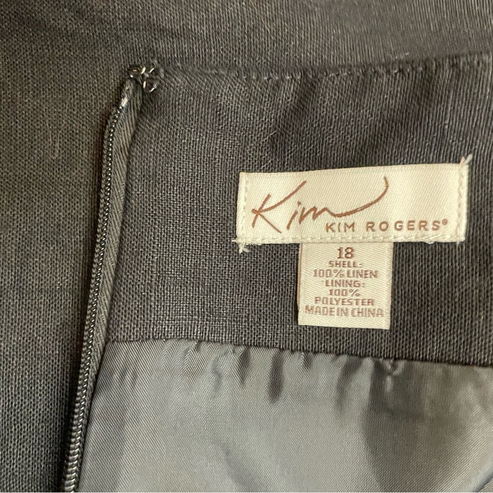 Plus Size Linen Skirt by Kim Rogers - Picture 10 of 10